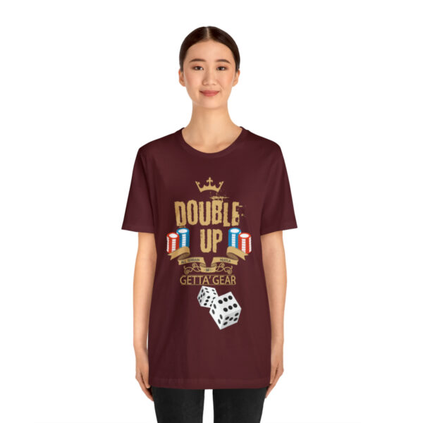 Double Up Unisex Jersey Short Sleeve Tee - Image 27