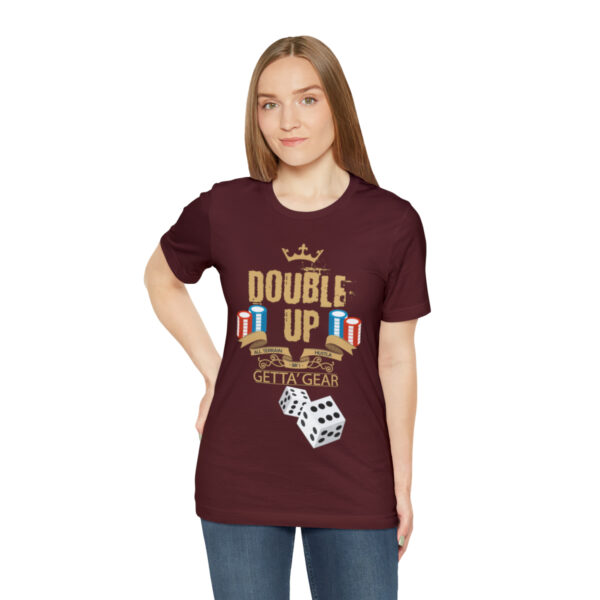 Double Up Unisex Jersey Short Sleeve Tee - Image 29