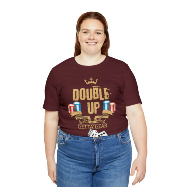 Double Up Unisex Jersey Short Sleeve Tee - Image 31