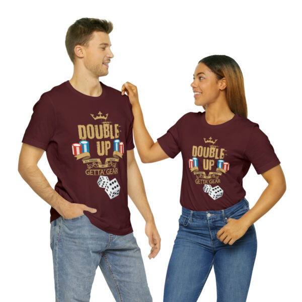 Double Up Unisex Jersey Short Sleeve Tee - Image 34