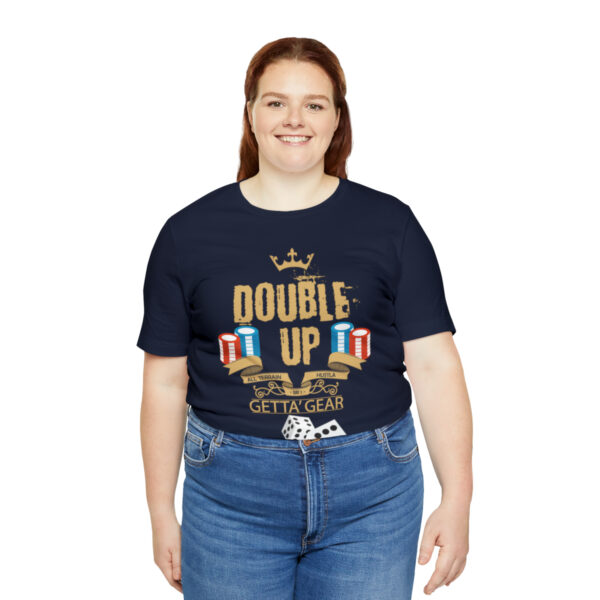 Double Up Unisex Jersey Short Sleeve Tee - Image 7