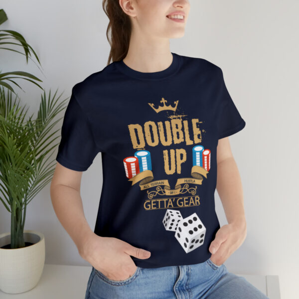 Double Up Unisex Jersey Short Sleeve Tee - Image 9